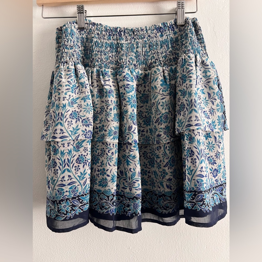 Blue Mini Skirt